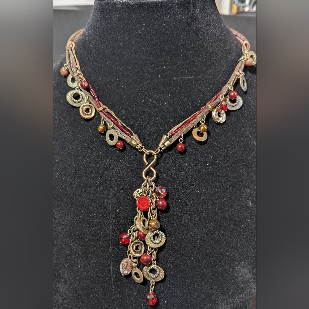 RARE Vintage Coldwater Creek lariat necklace